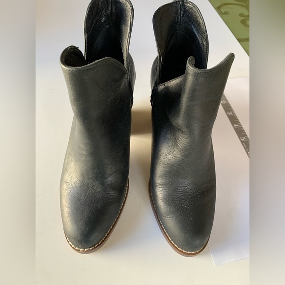 Crown Vintage Firiat Ankle Boots, Women's Size 6 M, Black Leather - Picture 2 of 8